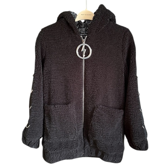 Dolls Kill Jackets & Blazers - Dolls Kill Marilyn Manson Hooded Teddy Jacket